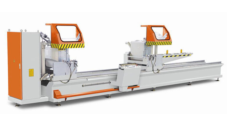 Aluminum profile CNC double-head cutting saws