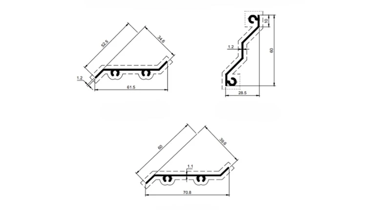 aluminium louvre extrusions