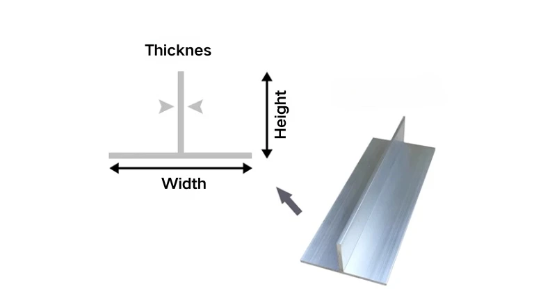 t channel extrusion