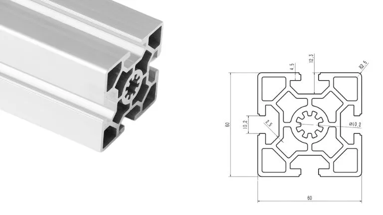 Aluminum T-sot 6060 A