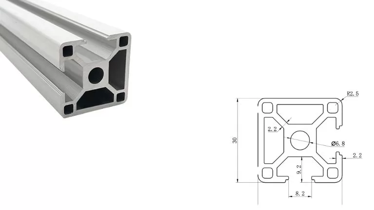 aluminum T-slot 3030 AB