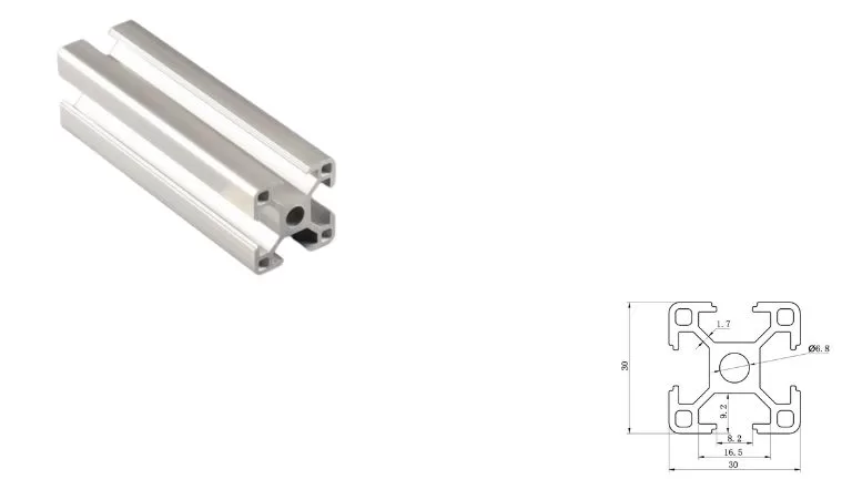 aluminum T-slot 3030