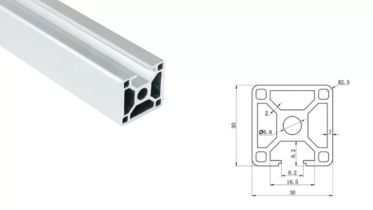 aluminum T-slot 3030C