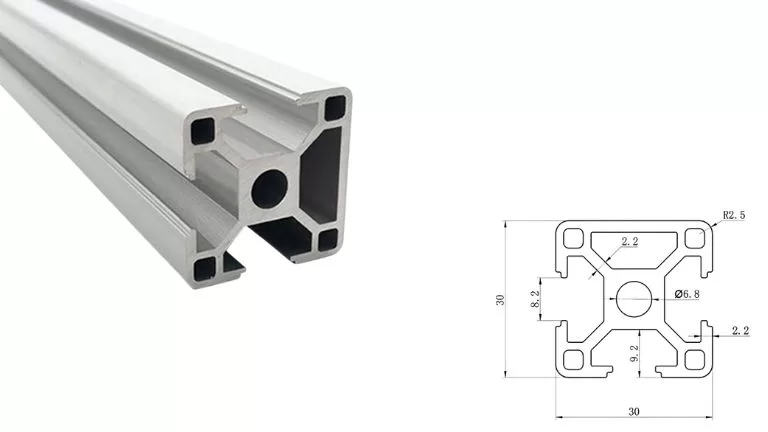 aluminum T-slot 3030D