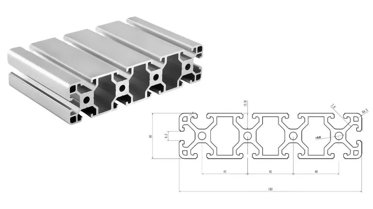 aluminum T-slot 40160