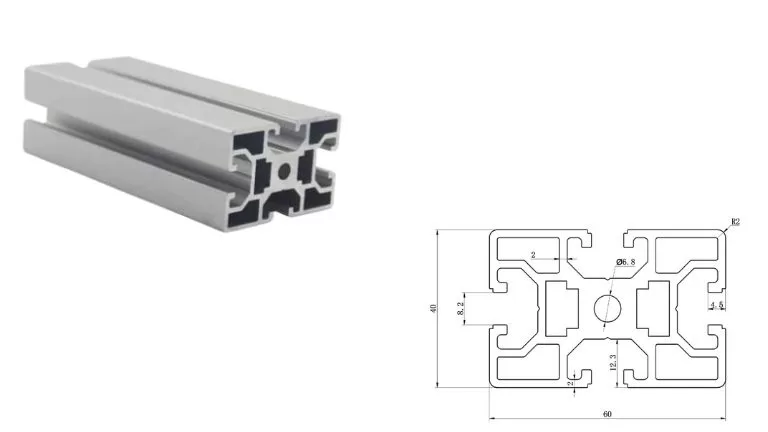 aluminum T-slot 4060