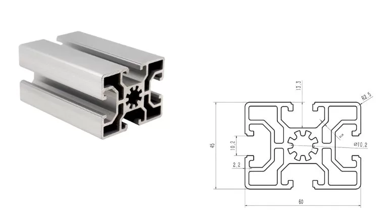 aluminum T-slot 4560