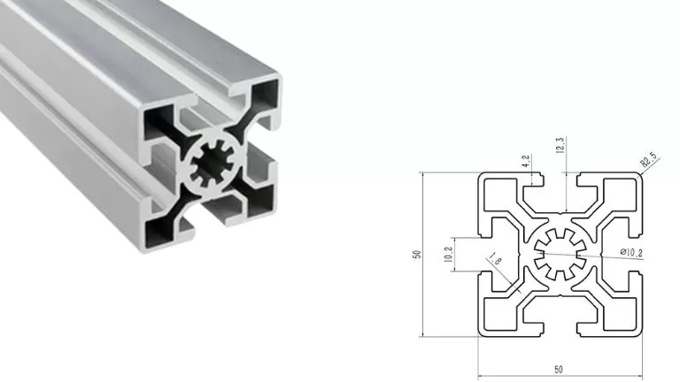 aluminum T-slot 5050 A