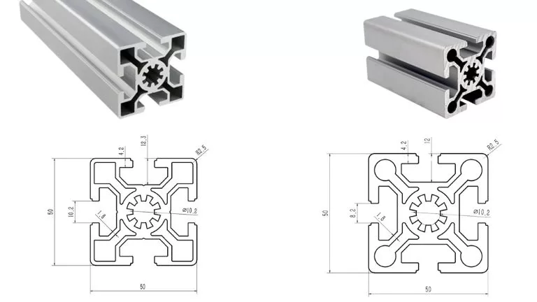 aluminum T-slot 5050