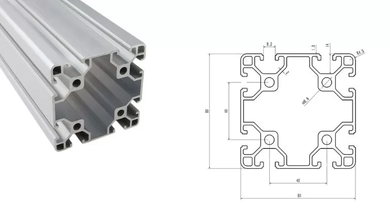 aluminum T-slot 8080 A