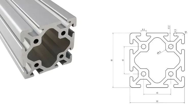 aluminum T-slot 8080 C