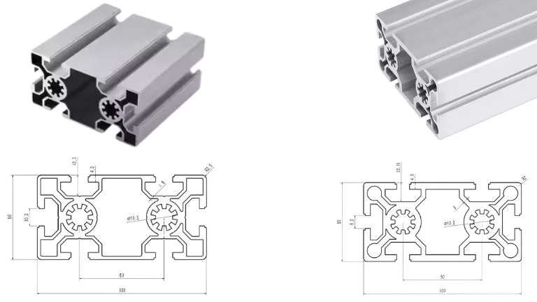 aluminum T-slot 50100