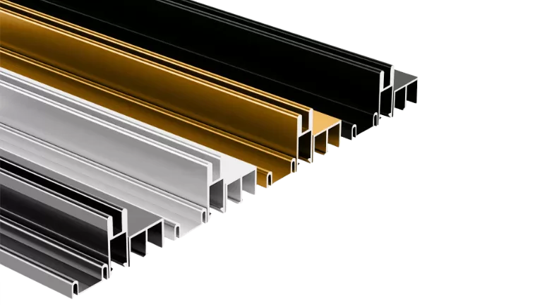 Cabinet Sliding Rails Aluminum Profiles