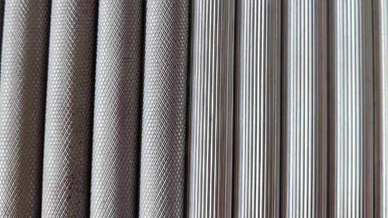 Knurling aluminum Bar