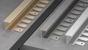 Perfil de ducha de aluminio mate para azulejos (2)