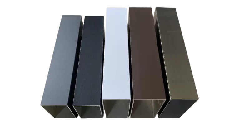 Powder Coated aluminum Box Section