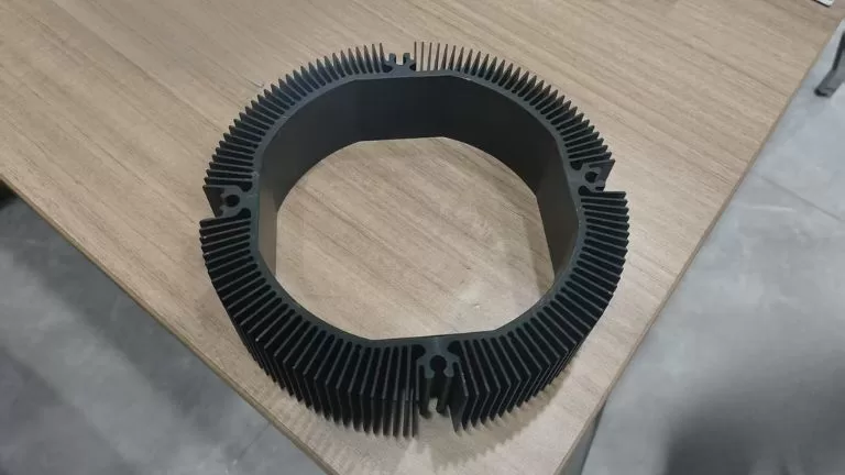 Large Round Tube Aluminum Heat Sink