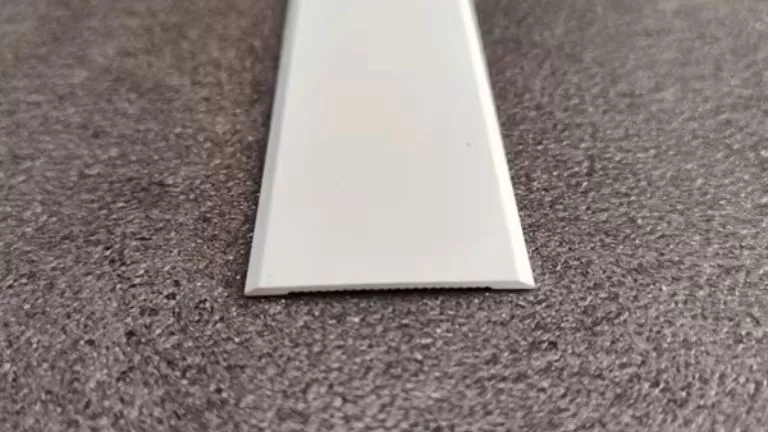 White Aluminum Flat Trim