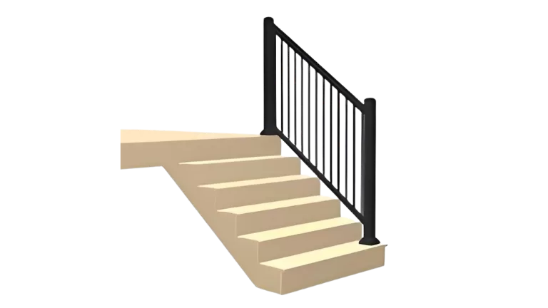 Aluminum stair railing(1)