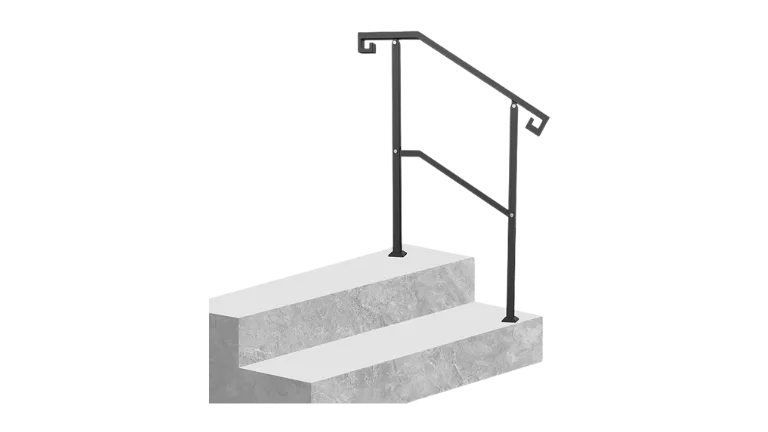 Aluminum stair railing(10)