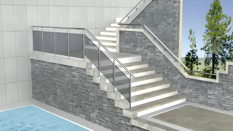 Aluminum stair railing(5)