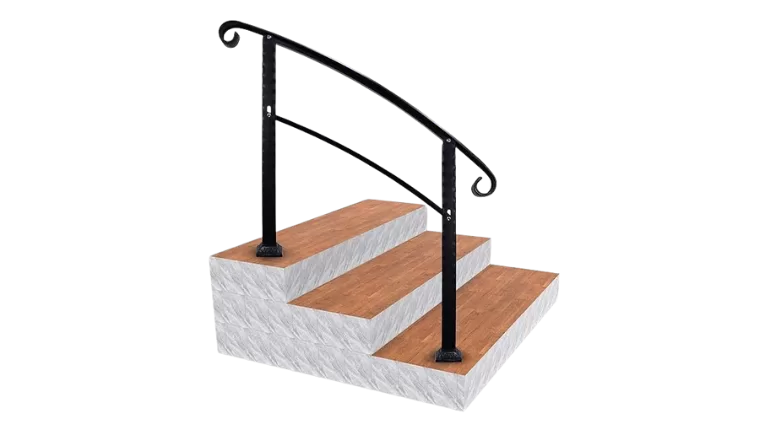Aluminum stair railing(6)