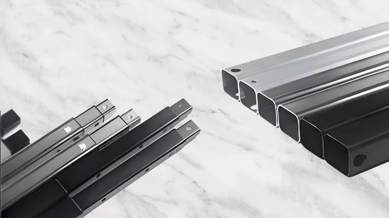 telescopic rectangular tube(7)