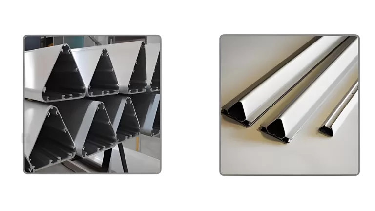 triangle aluminum tube