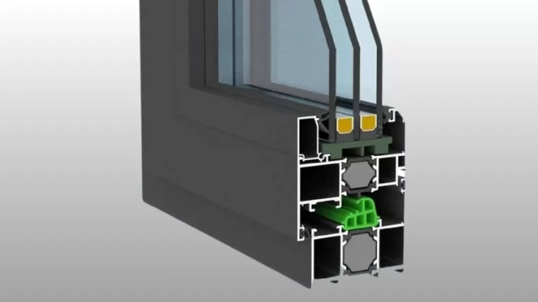 square Aluminum Window Glazing Bead Strips (2)