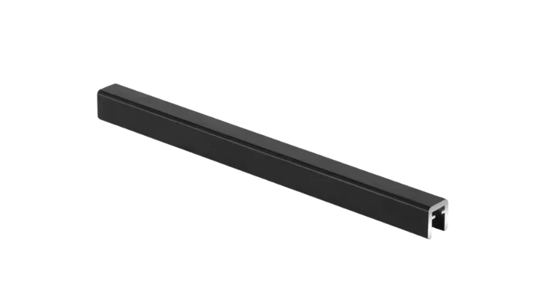 black aluminum glass railing(7)