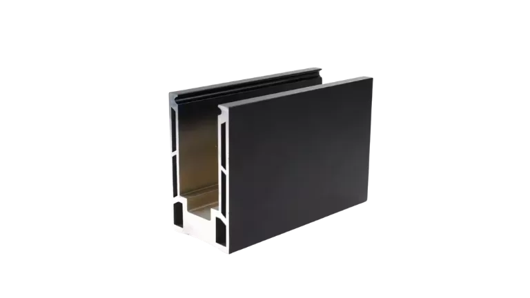 black aluminum glass railing(9)