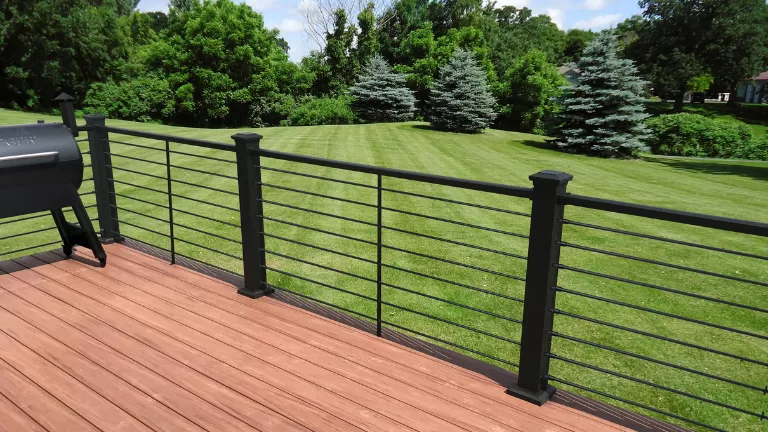 horizontal aluminum railing(10)